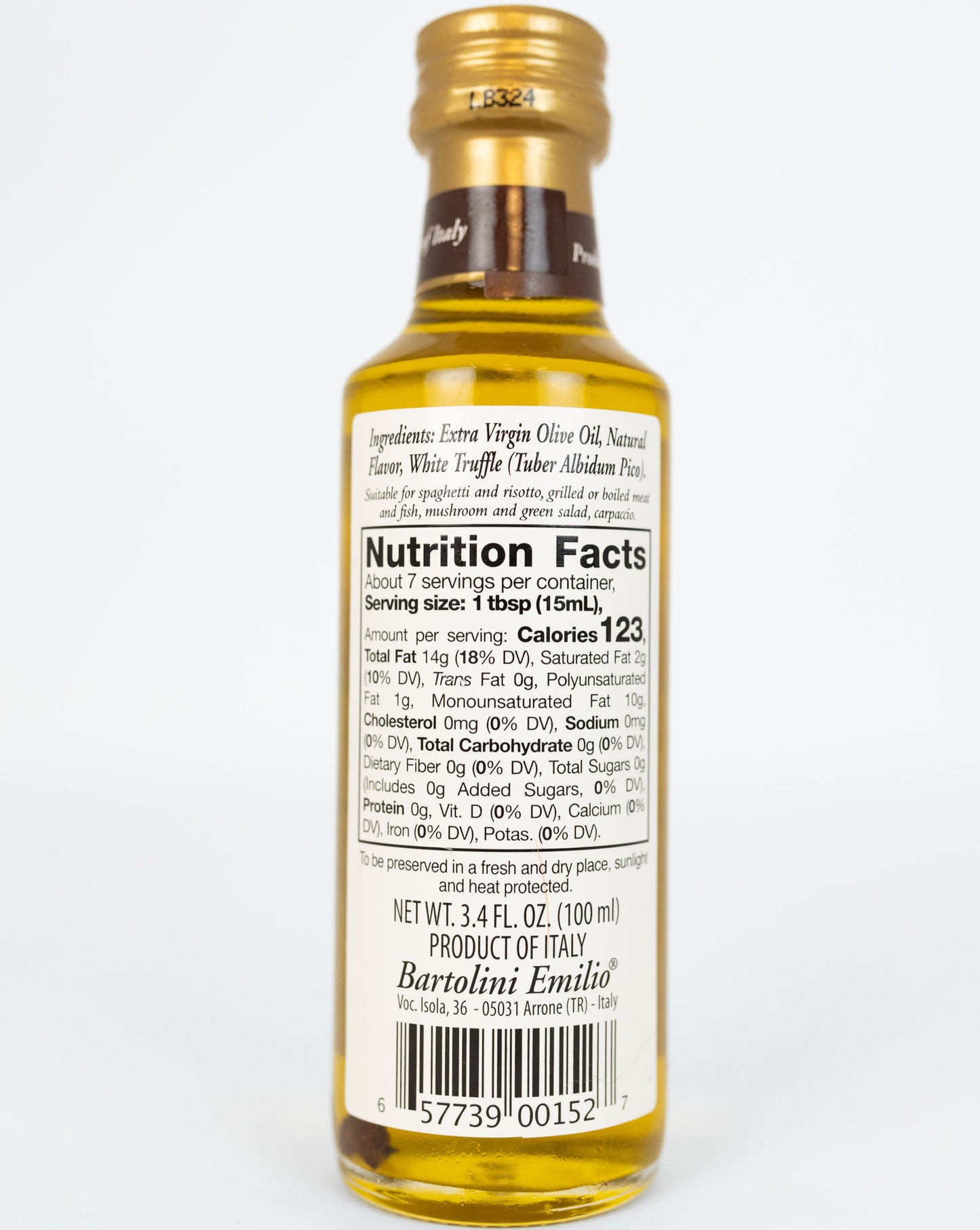 White Truffle Oil - 100ml/3.4oz