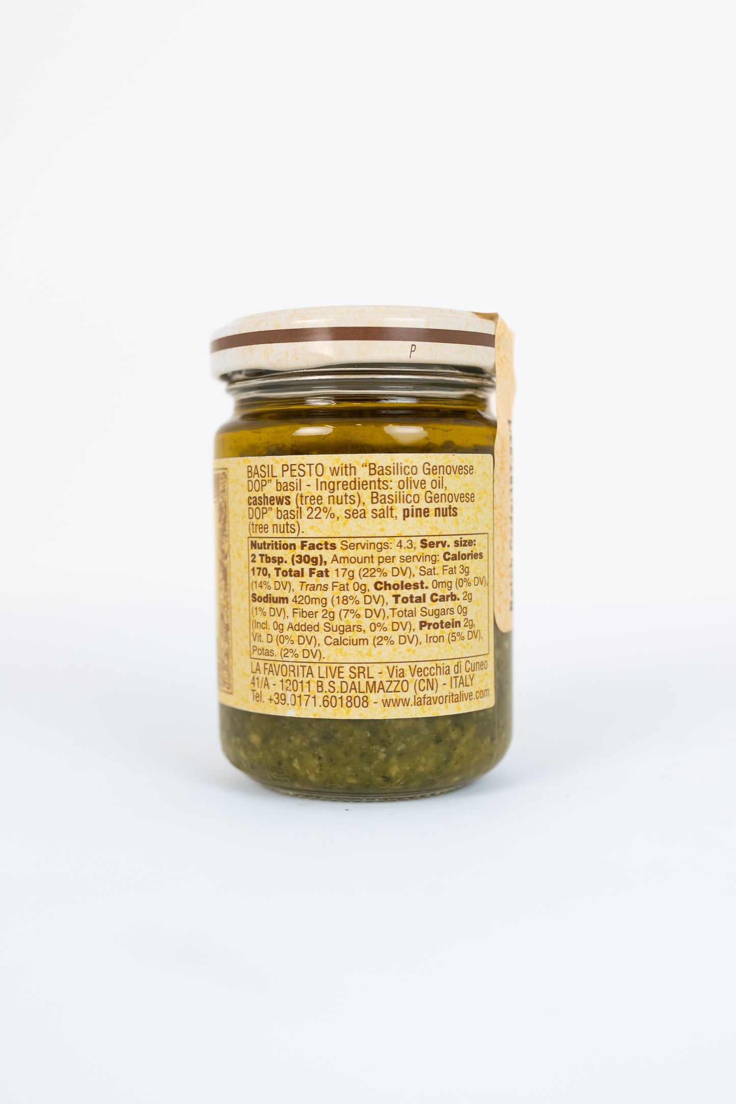 Fresh Basil Pesto Genovese - 4.58oz/130g