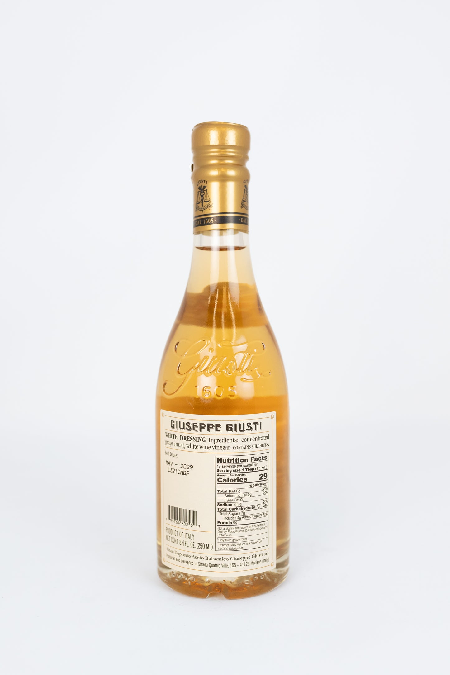 'BIANCO" White Balsamic Vinegar - 250ml