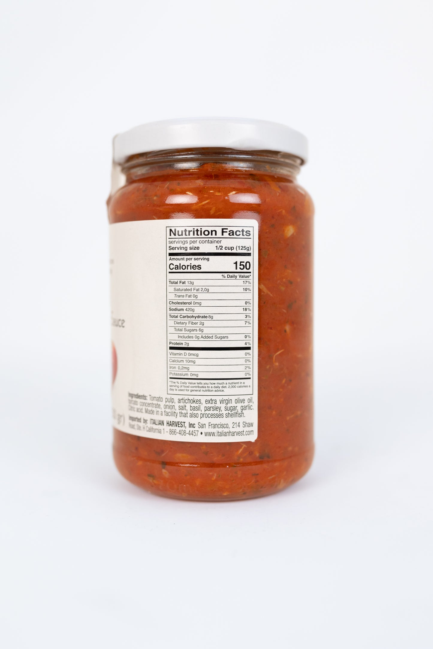 Carciofi Artichoke Tomato Sauce