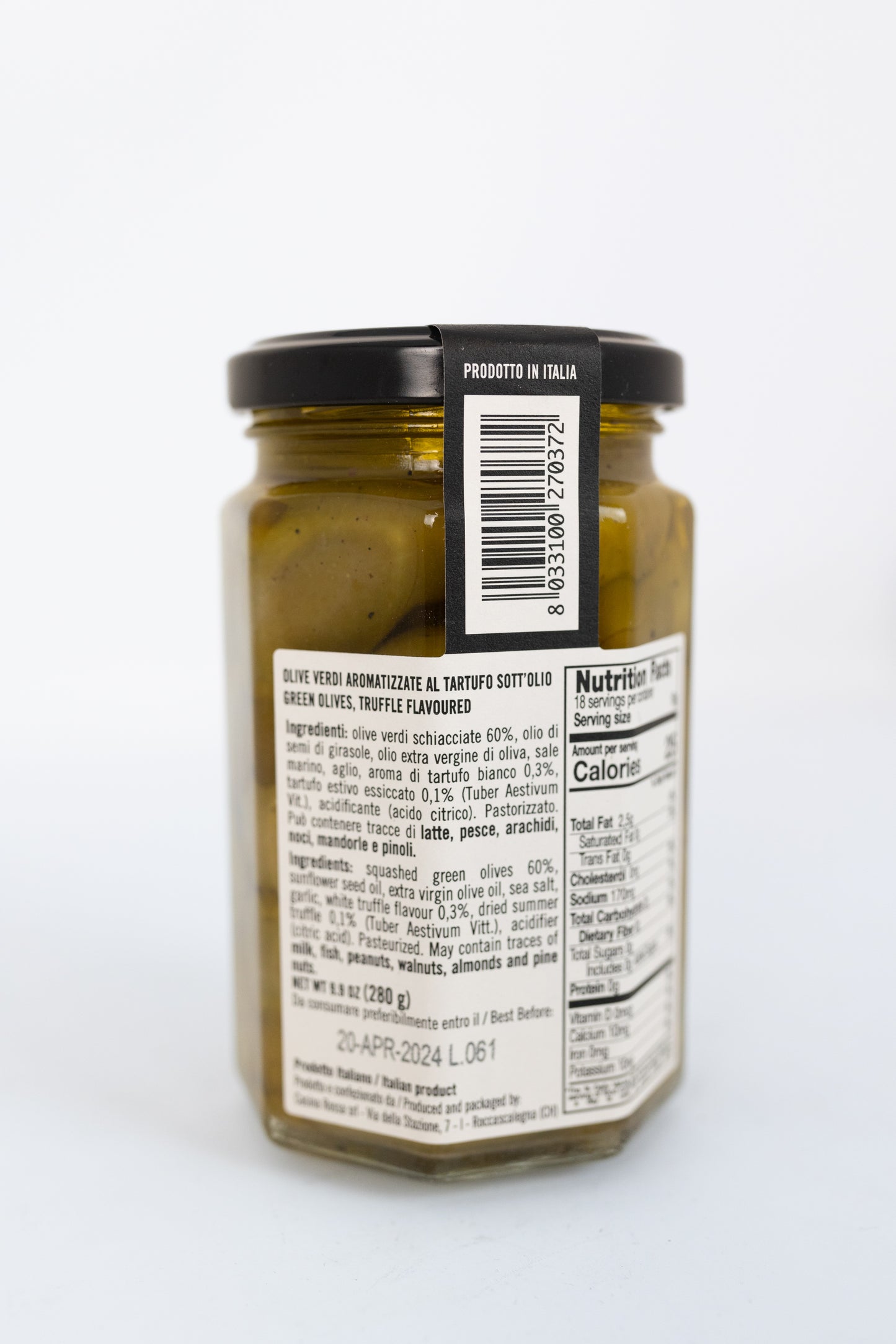 Truffled Green Olives