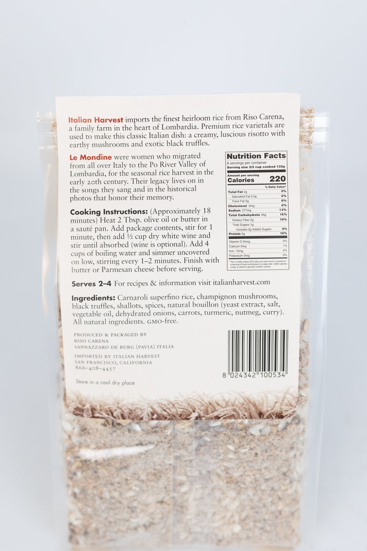 Risotto and Black Truffle Mix