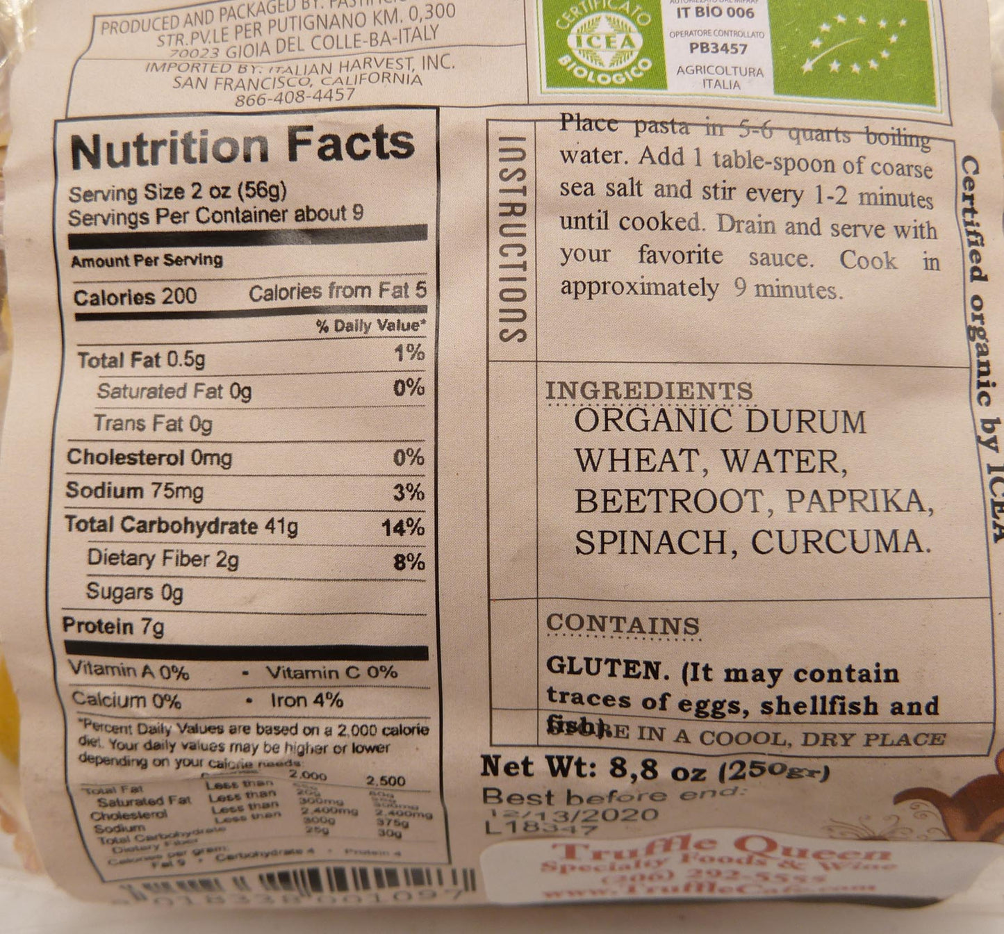 Rainbow Pasta-Nutr-Ingr