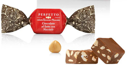 MILK CHOCOLATE PRALINES WITH HAZELNUTS- 125 g (Approx 9 pieces per box)