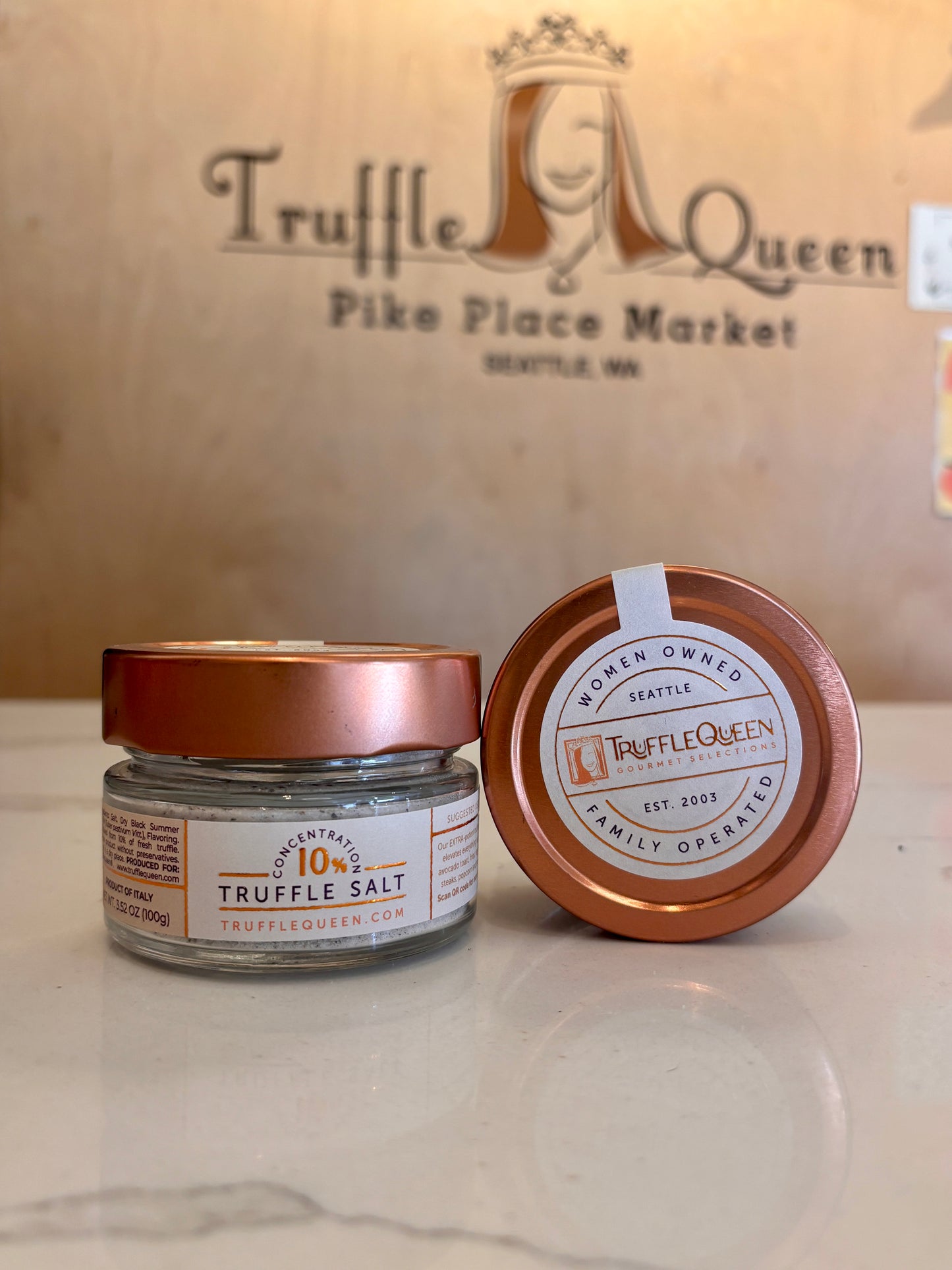 Black Truffle Italian Sea Salt - 10% CONCENTRATION! - 3.5oz