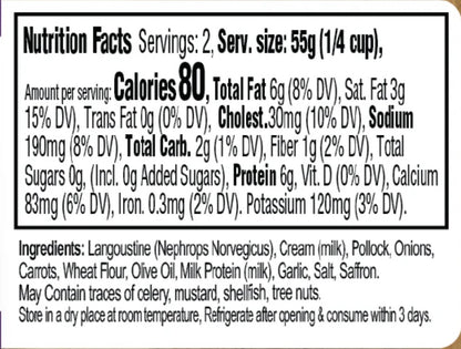 Langoustine & Saffron Pate (3.5oz)