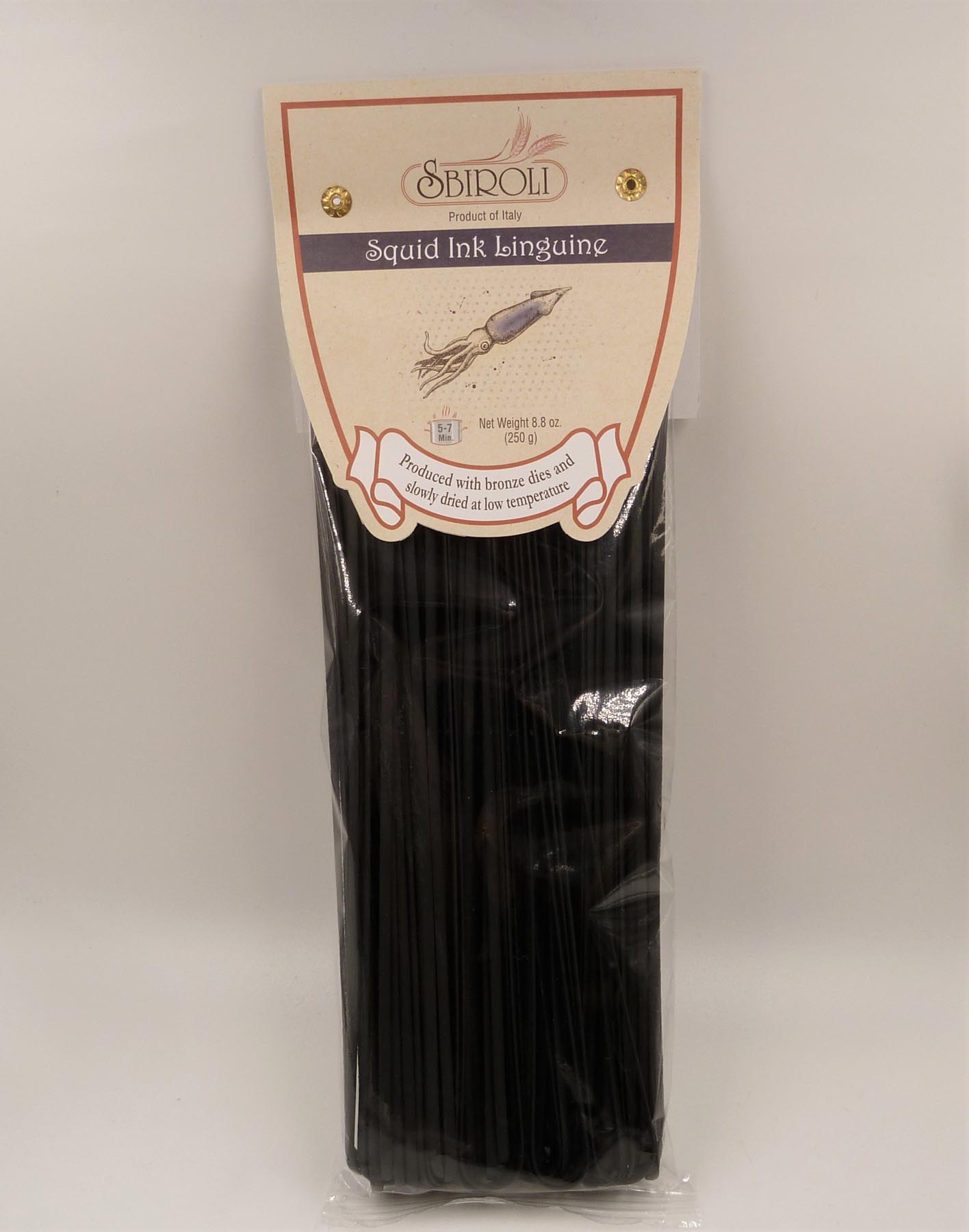 Black Squid Ink Linguine Pasta 8.8oz Truffle Queen