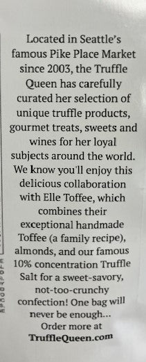 BACKORDER - Truffle Almond Toffee - 8oz bag