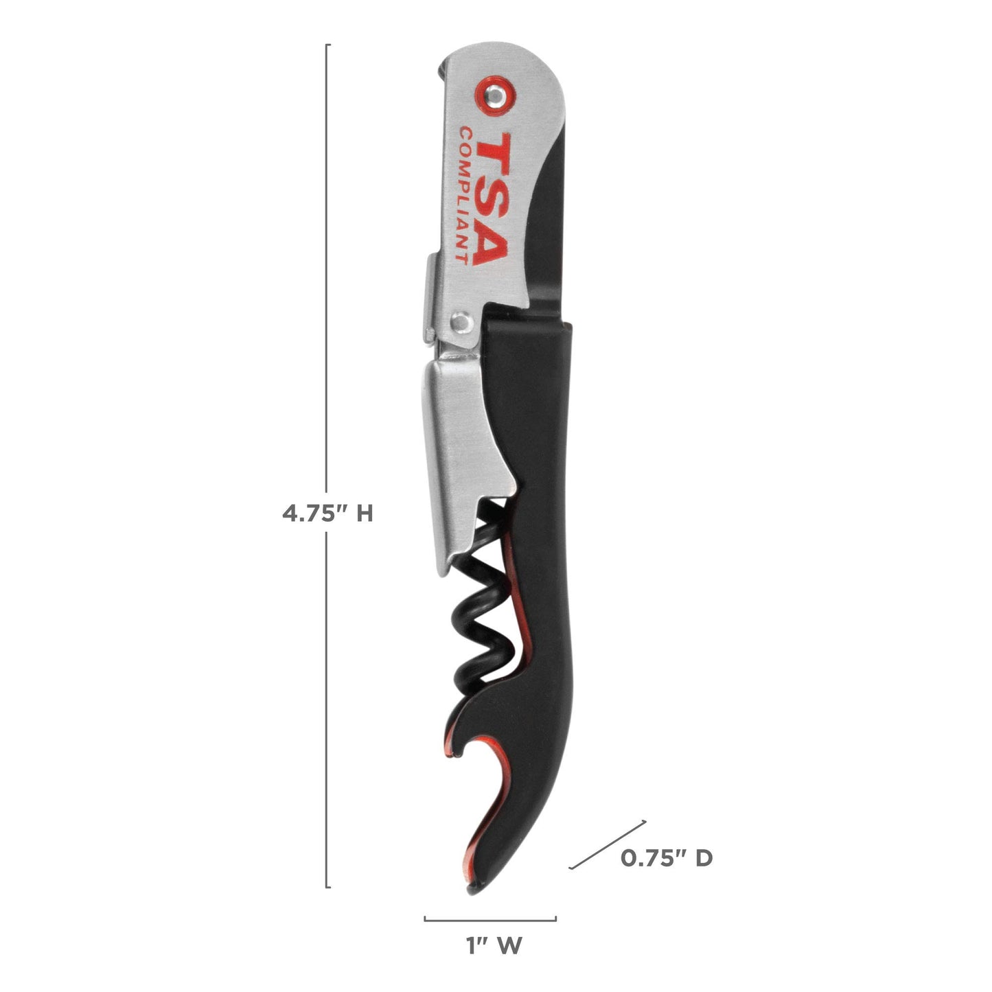 Double-Hinged Corkscrew- TSA Approved!